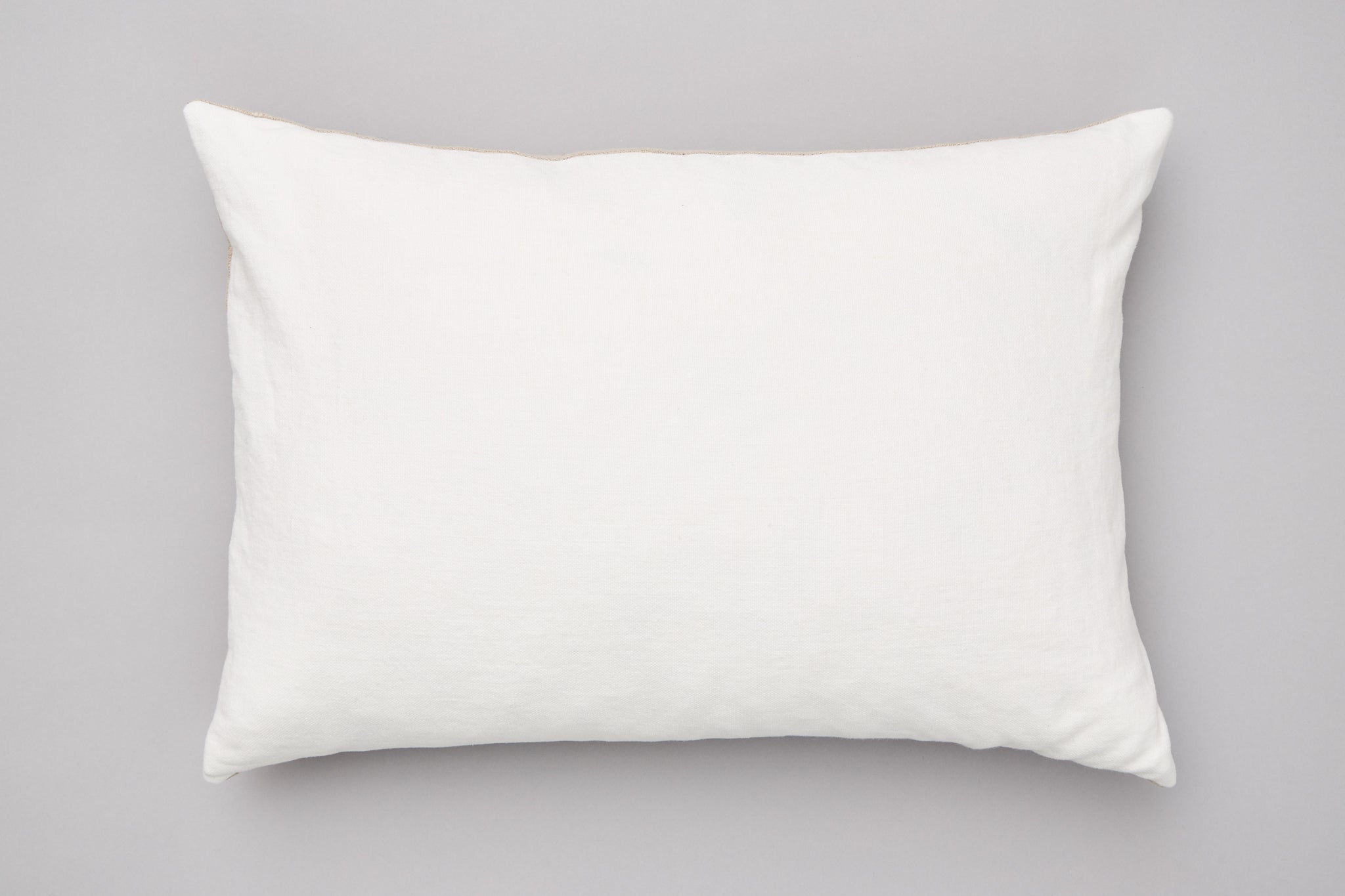 Belgian Linen Pillow - White