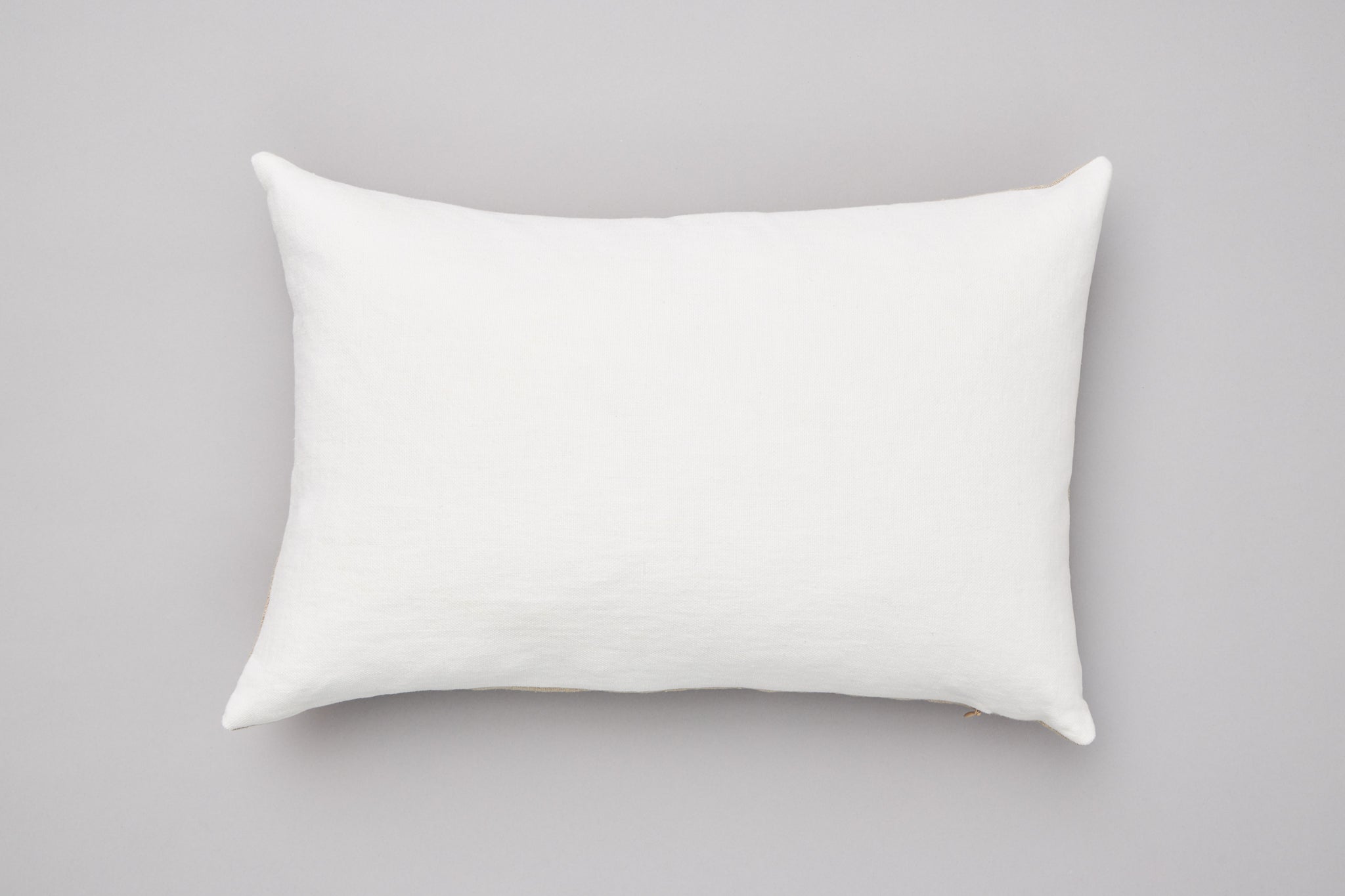 Belgian Linen Pillow - White