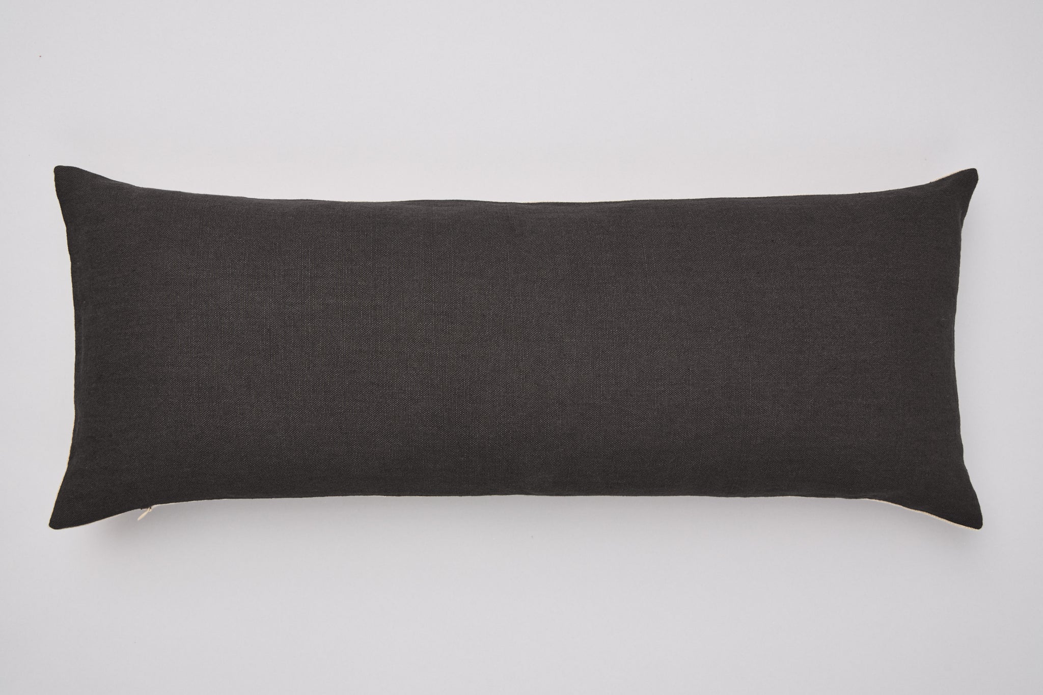 Belgian Linen Pillow - Charcoal
