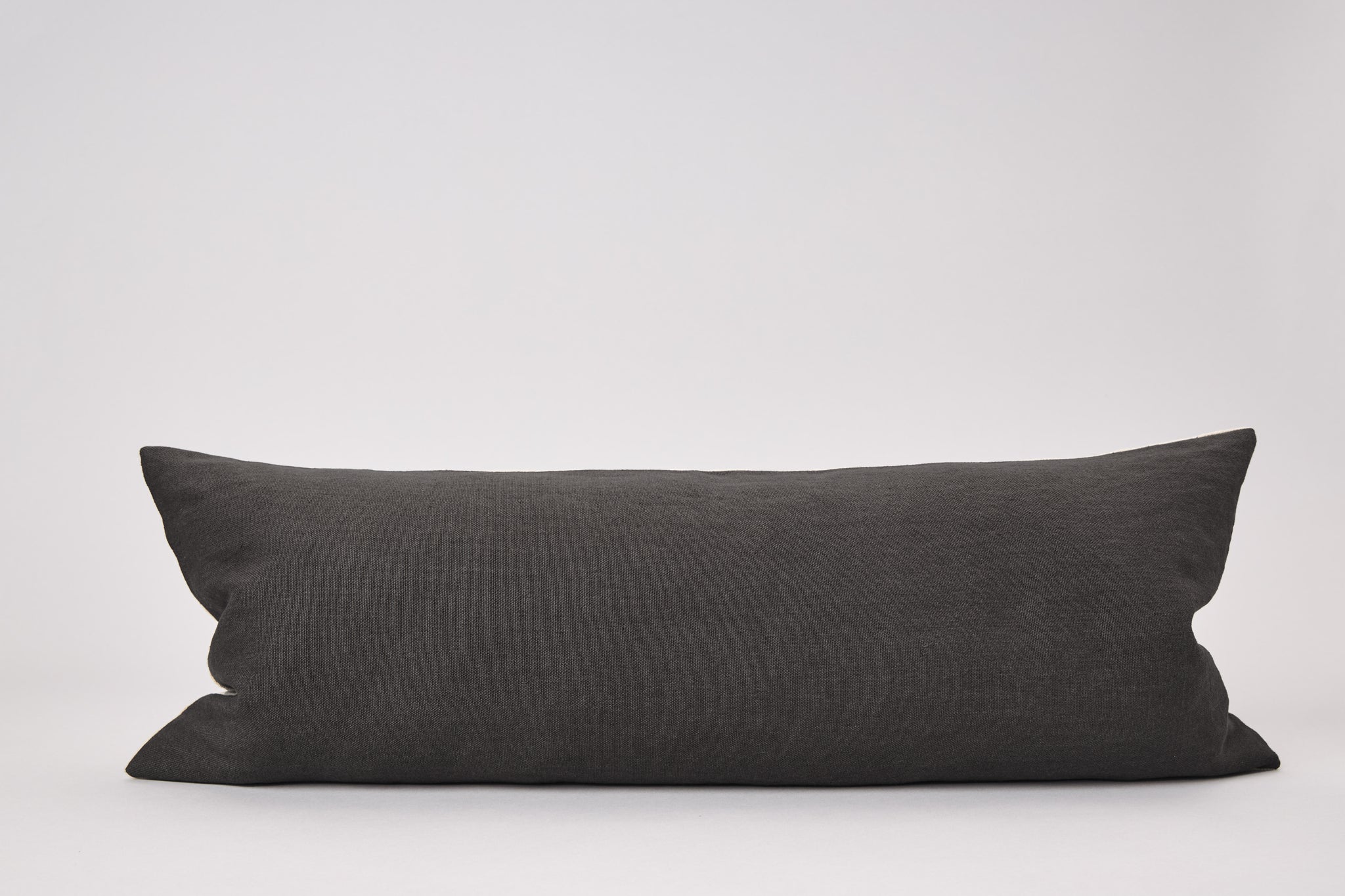 Belgian Linen Pillow - Charcoal