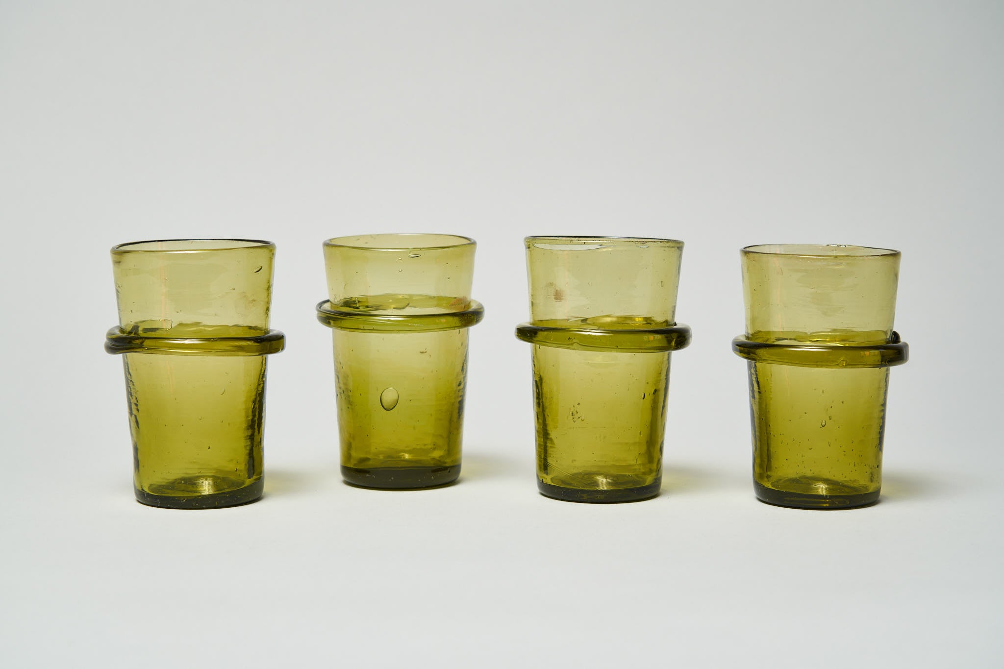 Ringed Glasses - Green