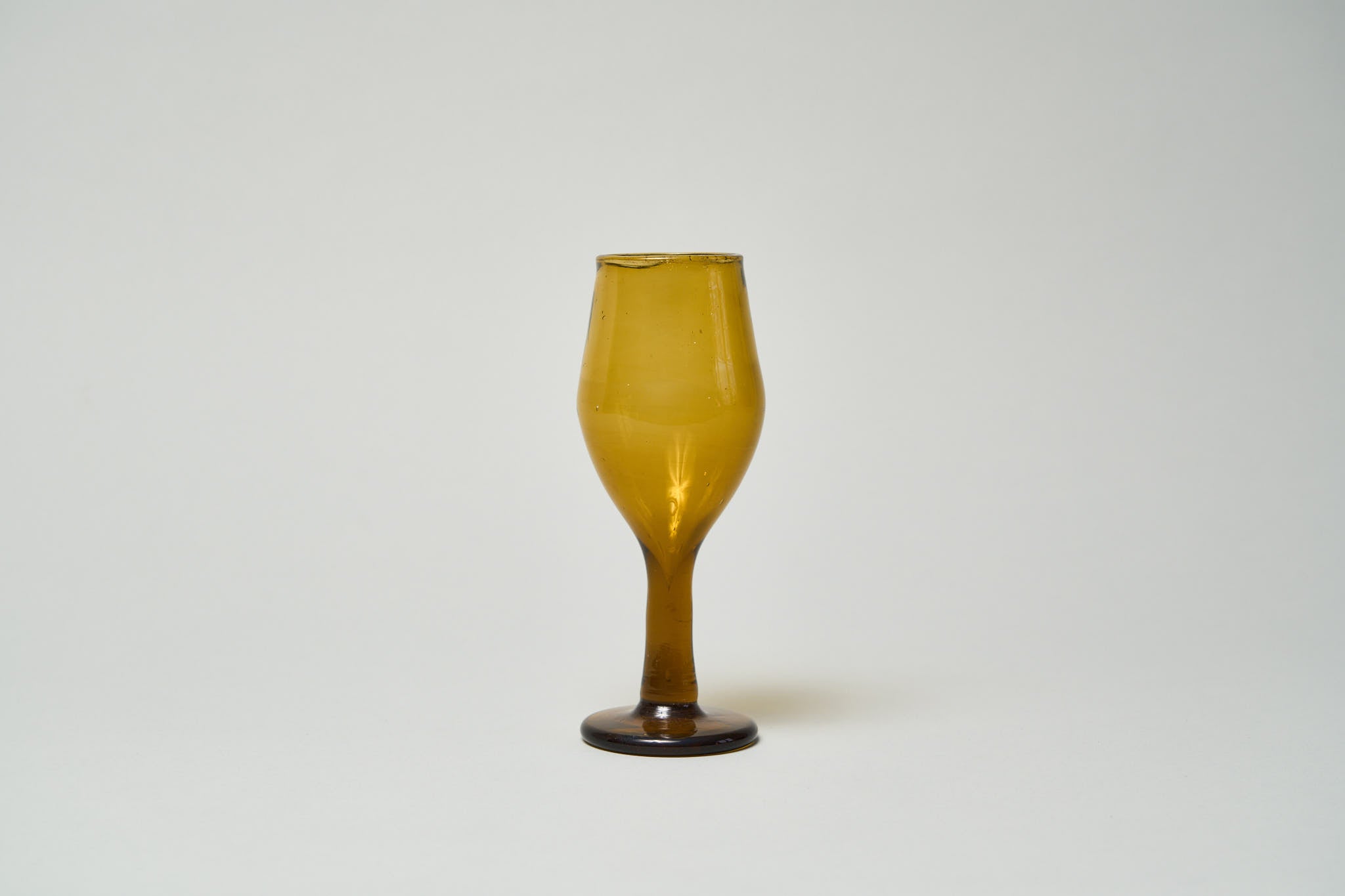 Wine Glass - Amber